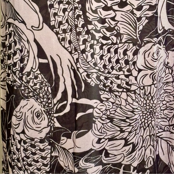 SHEIN Koi Mesh Oriental Art Maxi Dress - Picture 5 of 10